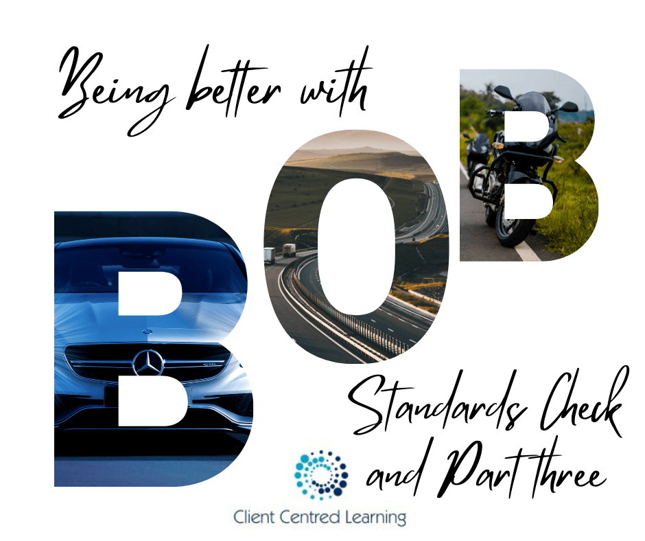Bob Morton ADI Trainer Standards check and Part three
