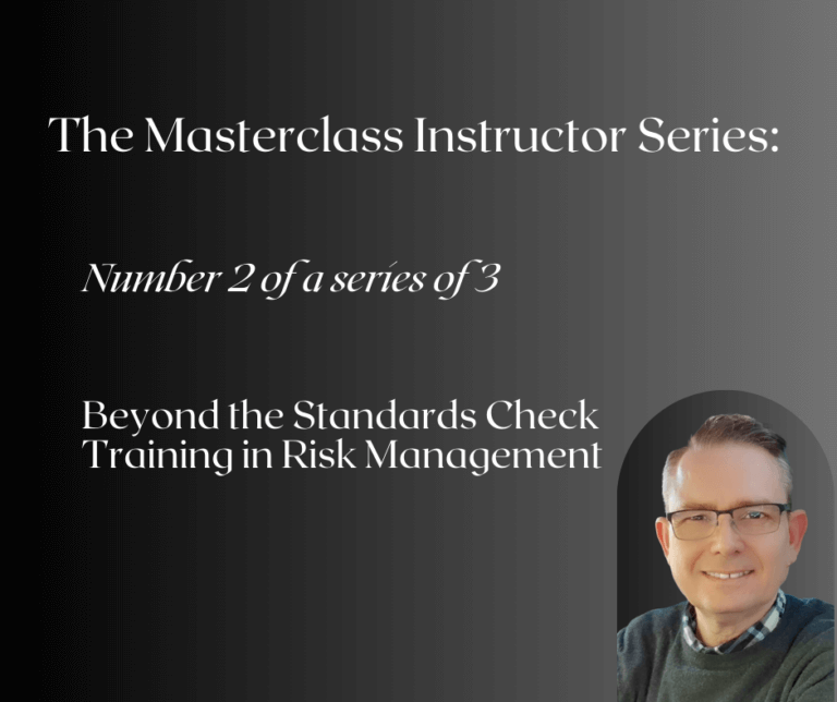 Beyond The Standards Check - Training in Risk Management - PDIADI ...