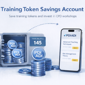 The Training Token Savings Account offers a flexible way to spread the cost of CPD throughout the year. With a simple monthly subscription, you receive extra training value added to your account, can cancel at any time, and use your balance across CPD workshops and professional learning on PDI-ADI.